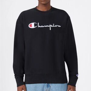 Champion Reverse Weave Red C Logo Men's M Cotton Poly